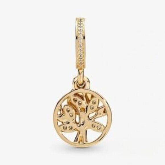 ✅New Pandora Sparkling Family Tree Dangle Charm - Picture 2 of 2